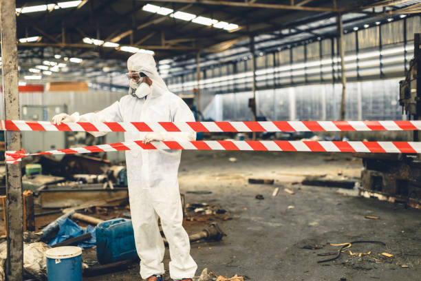 Professional Biohazard technician working in Elmaton, TX
